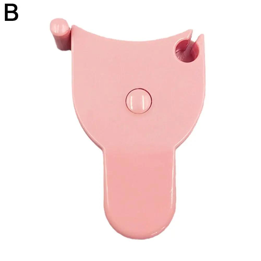 Сантиметр Дюйм ИМТ Автоматическая Стягивающаяся Лента Окружность Талии Y Кожаная Линейка Фонарик Мягкая Линейка Линейка 15*1500мм Ручка Линейки U2F1