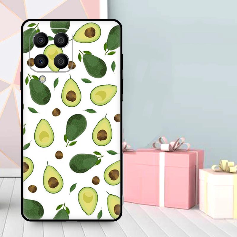 Чехол с узором из авокадо для Samsung Galaxy M06 M11 M31 M14 M34 M54 M12 M32 M52 M15 M13 M16 M36 M56 M53 M35 M55