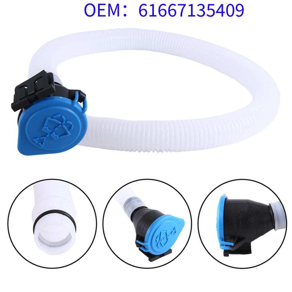 Washer Fluid Reservoir Windshield Tank Tube Filler Pipe For BMW E90 E91 328i 316i 318D 330D 61667135409