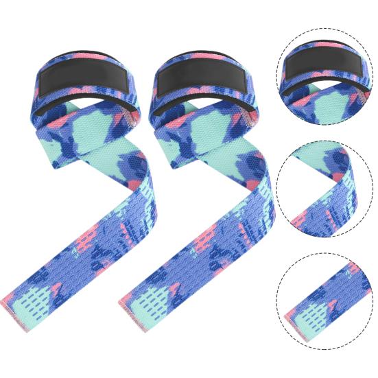 1 пара кистевых лямок для подъема веса для мужчин и женщин, противоскользящие, для тяжелой атлетики, бодибилдинга, пауэрлифтинга, силовых тренировок, подтягиваний, штанги, становой тяги, кистевые лямки