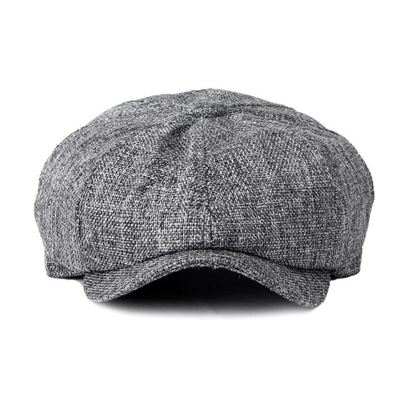 Классический берет в стиле ретро для мужчин, кепка Beckham, британская кепка газетчика, восьмиугольные шляпы, плоские кепки, шляпы художников