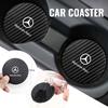 FFYE5 2pcs Car Cup Holder Anti Slip Insert Coaster Pads Accessories For Benz W202 W212 W126 W140 W168 W177 CLS GLE GLC GLS CLA