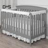 3 Pcs/Set Crib Bumpers Bite-resistant Soft Anti-Collision Guardrail Cover Corner Edge Protector Strip Infant Crib Cushion Child Bed Safety Guard
