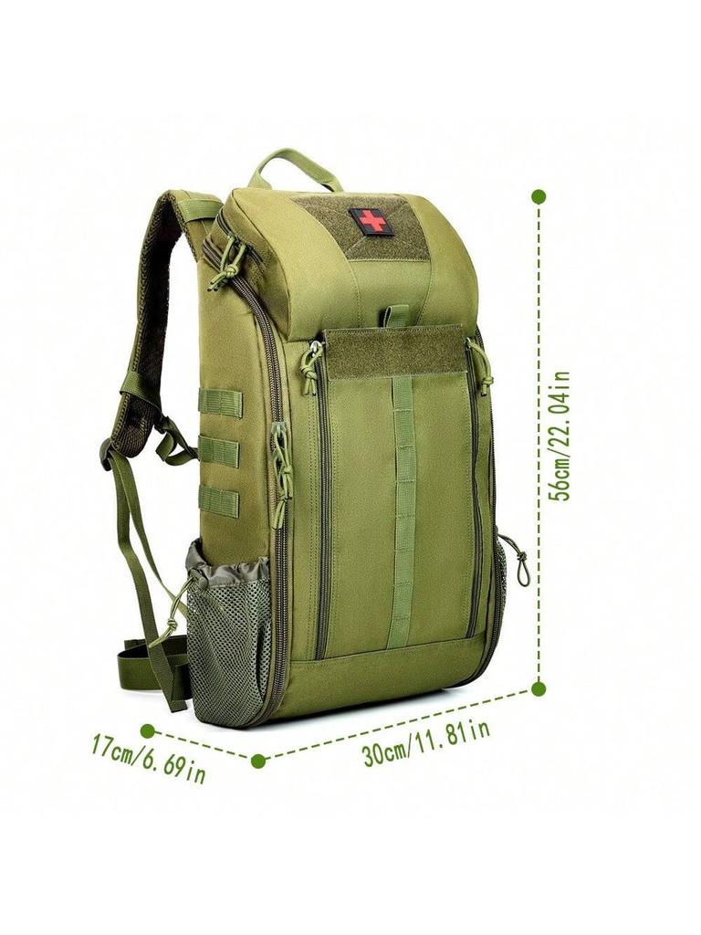 Outdoor Camping Survival First Aid Kit Large Capacity Waterproof Nylon Mounted Tactical Medical Backpack