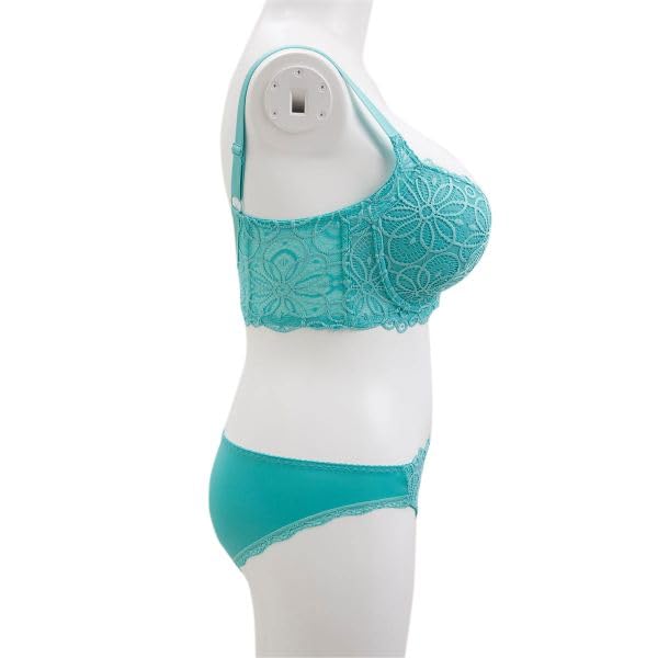 Galaxy Beautiful Breast Высокий бюстгальтер и трусики GHI, Без спинки, По бокам, Чашка 3/4, Комплект, (RE-Красный, G70)