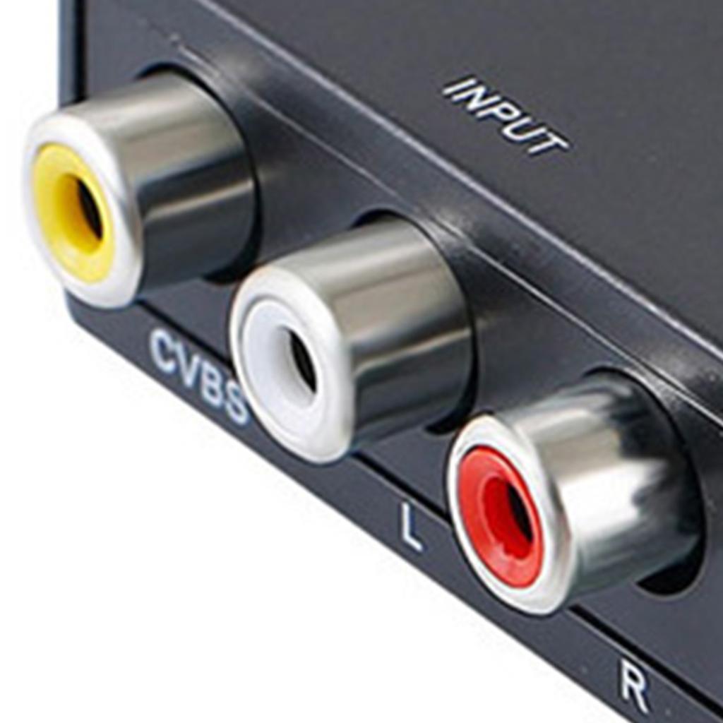 Mini AV To HD Multimedia Interface Converter Micro HD To AV Adapter HD Video Converter Box Plug and