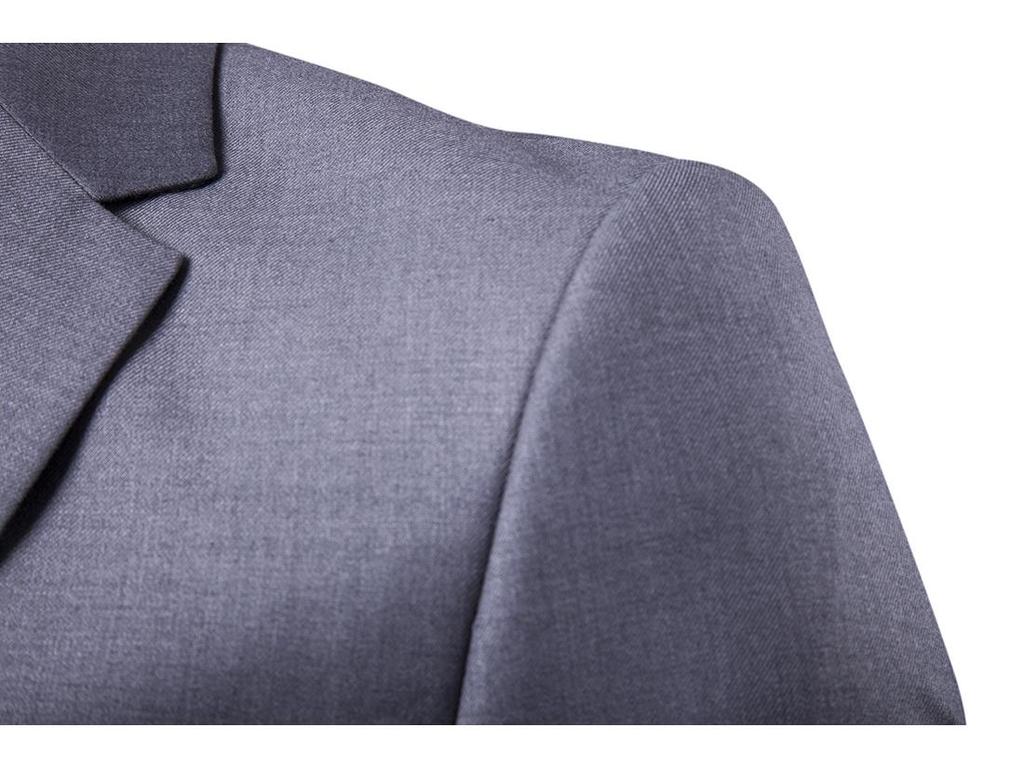 Деловой повседневный костюм-тройка весна-лето 2020: Дизайн на одной пуговице для жениха и шафера (Размеры S-6XL).