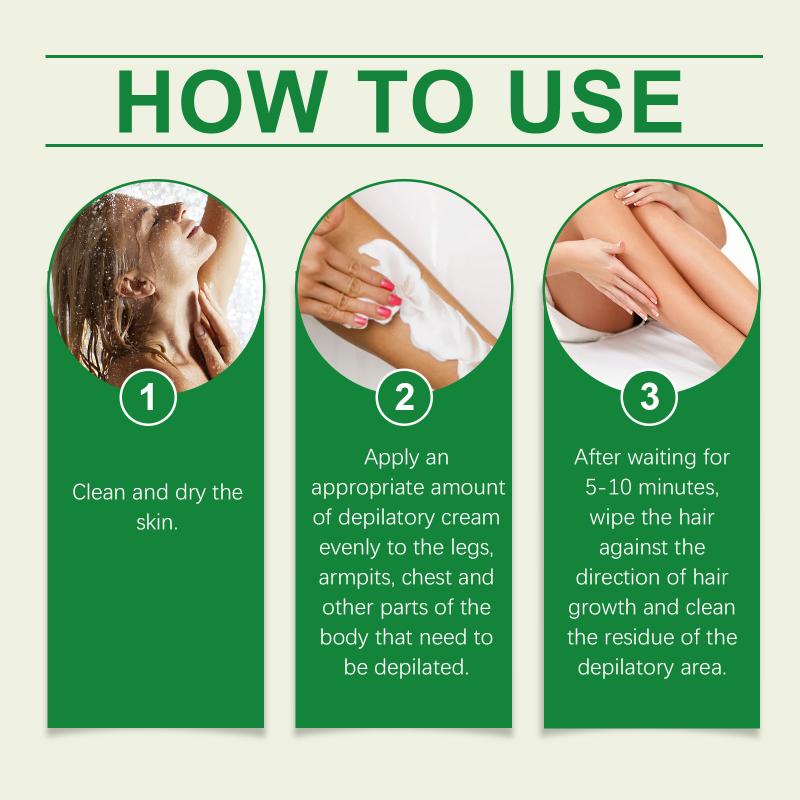 Moisturizing Formula Oceaura Aloe Vera Hair Removal Cream Gentle Depilatory For Smooth Skin Full Body Use On Legs And Underarms