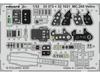eduard Zoom Series Beltro Parts Plastic Model Parts EDU33373 1/32 MC.205 Photo-Etched (for Italeri) (Airplane)