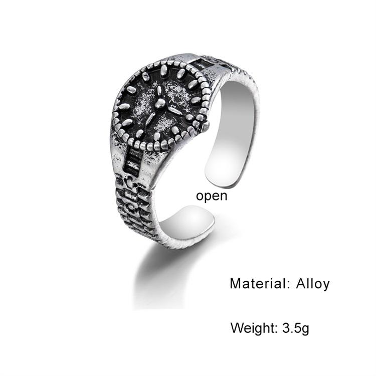 Аксессуары Ювелирные изделия Эпоксидная мода Ретро Кольцо Сова Мужское кольцо из титановой стали