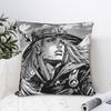 Чехол для подушки Jojo Steel Ball Run Квадратный чехол для подушки Винтажный наволочка Для гостиной кровати стула