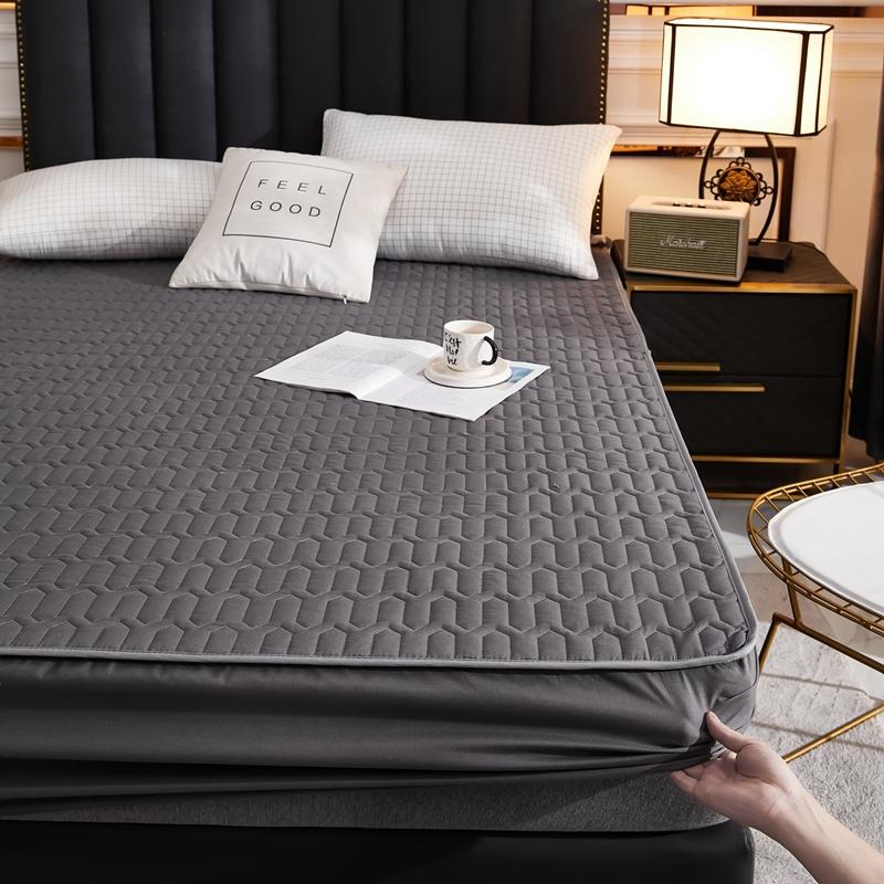 Водонепроницаемый утолщенный защитный чехол для матраса, регулируемые простыни на резинке, покрывала для кровати, антибактериальная подкладка для кровати 120x200 160x200 180x200