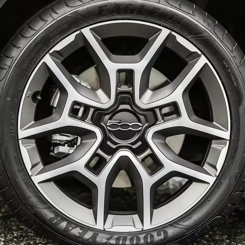 1/2/4 шт. Серебристый колпак на колесо 16 дюймов с кольцом для Fiat 500x Набор центральных колпаков на колеса Защитный колпак ступицы колеса Замена 735626312