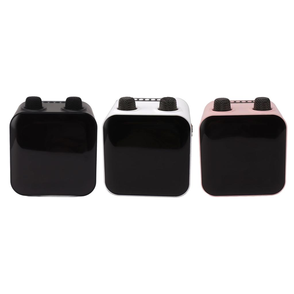 Караоке-машина с 2 беспроводными микрофонами, портативная Bluetooth-колонка мощностью 15 Вт, комплект для караоке-машины для H