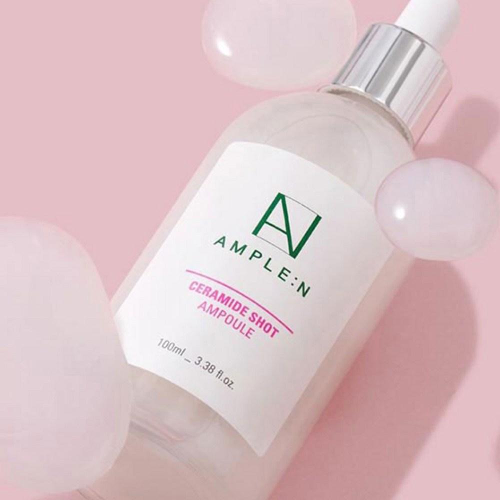 Кореана AMPLE:Ампула N Peptide Shot большой емкости 100 мл + Ампула Ceramide Shot большой емкости 100 мл + Крем Ceramide Shot 50 мл, 1 набор