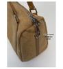 2025 Suede Boston Bag: High-End, Large Capacity One-Shoulder Crossbody