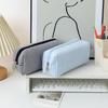 1pcs Stripe Color Line Pattern Pencil Case with Smooth Zipper Design Stationery Storage Bag Beautiful Pouch A3141
