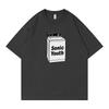 Sonic Youth Youthful Casual Loose Fit Round Neck Short Sleeve Pure Cotton Tshirt Blue Breathable Comfortable Unisex Summer Tee