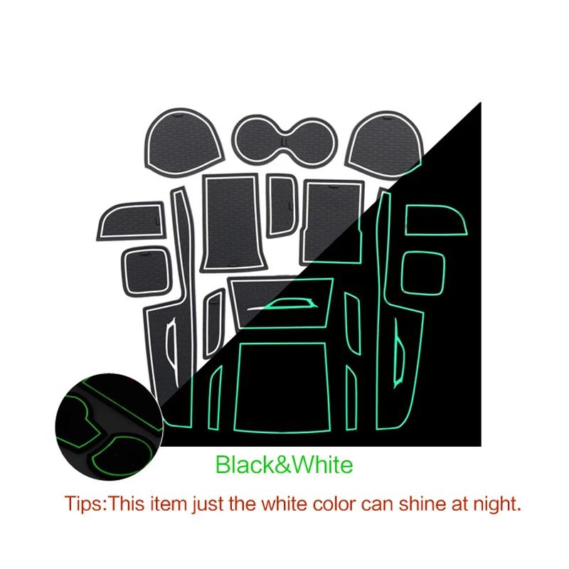 Коврик для дверного проема автомобиля Suzuki Vitara 2016 2017 2018 2020 2021 2022 2023 Car Gate Groove Pad Console Cup Holder Insert Coaster