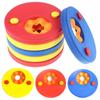6 шт./компл. Плавающие диски для рук из вспененного этиленвинилацетата, плавающие рукава, надувной поплавок, детские плавательные упражнения, круги, кольца