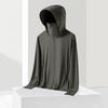 Summer ice silk sunscreen clothing men's and women's light and breathable fishing clothing UPF10 + UV protection jacket LOGO