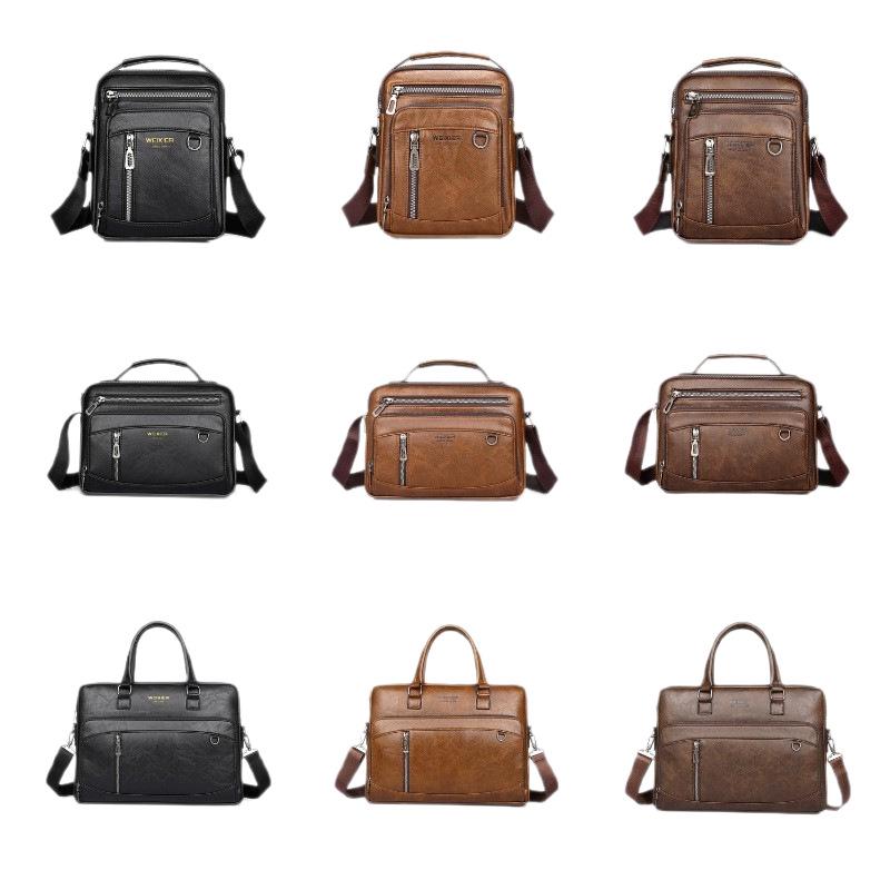 Мужская сумка-кроссбоди большой емкости в стиле business casual для commuters