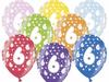 Balloons with Print 6th Birthday, 1 Piece