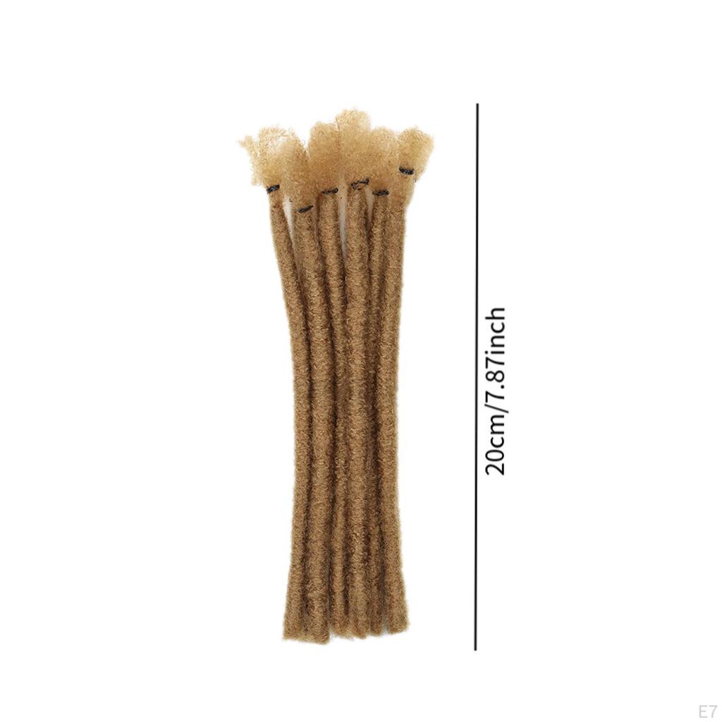 10 упаковок накладных волос дреды для самостоятельной укладки и мероприятий
