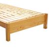 Schrenck's Solid Wood Pine Single Bed, 1.2 M Small Apartment/Dorm Double Bed