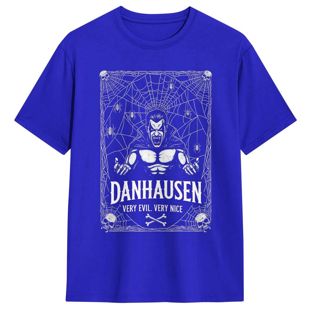 Danhausen Wrestling Retro Style Unisex T Shirt Casual Tees Short Sleeve Round Neck Tshirts Cotton Graphic Printed Clothing