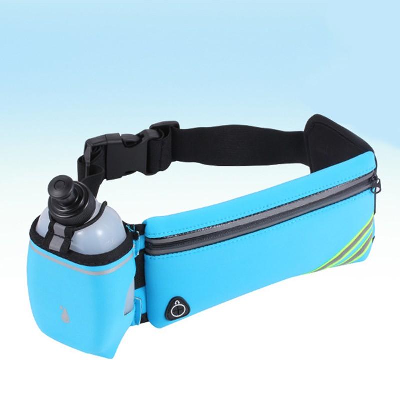Sleek Hydration Running Belt with Water Bottles for Active Individuals