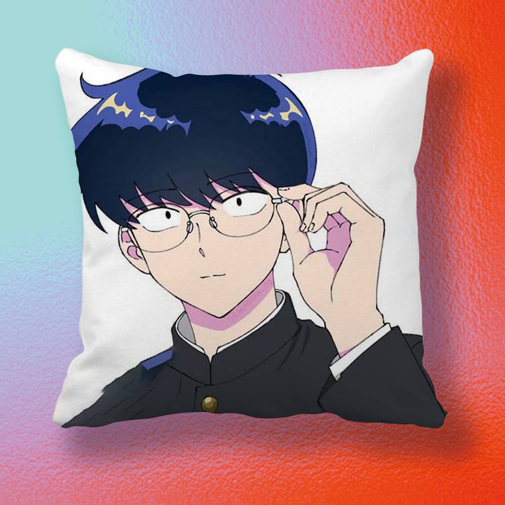 BL Anime Go For It Nakamurakun Pillow cover Soft Microfiber Pillowcase Home Sofa Decor Surprise Decorative printed