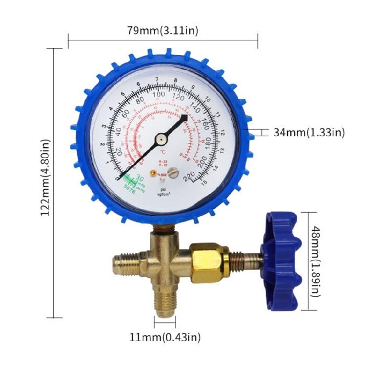 Easy to Use Gauge Set Car Refrigerants Recharges Pressure Gauge for Refrigerants