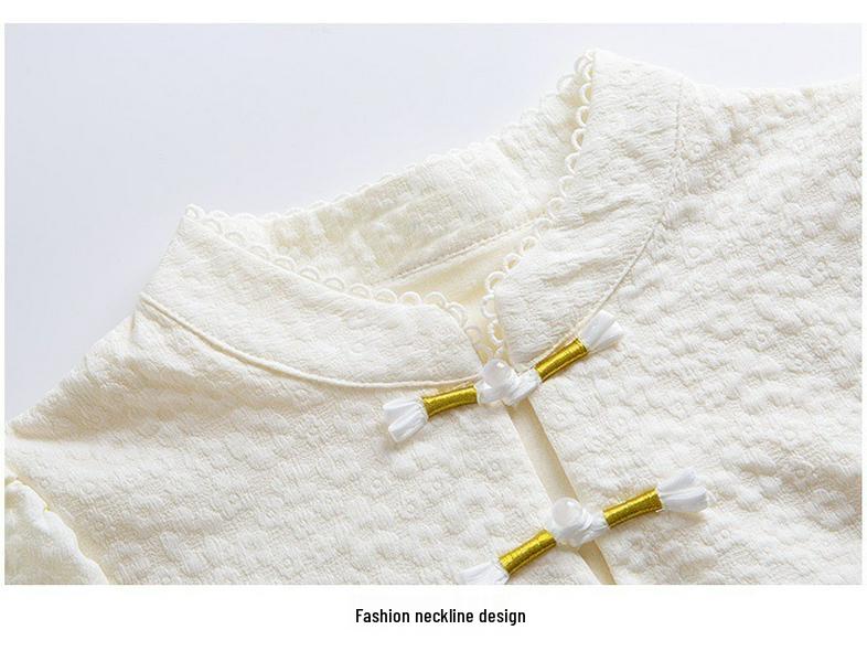 Ретро пуловер с воротником-стойкой и пуговицами-лягушками: Плюс Велюровый Утепленный Базовый Слой на Осень/Зиму 2025, Новый Китайский Стиль.