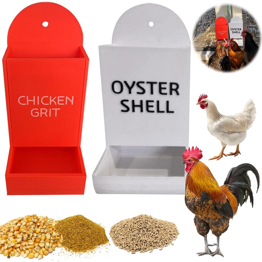 Hanging Chicken Feeder Precision Nutrition Automatic Chicken Feeder No Waste Design Wide Mouth Chicken Coop Accessories