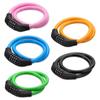 Bicycle Steel Cable Chain Resettable Combination Number Bike Lock 4 Digit Password Padlock