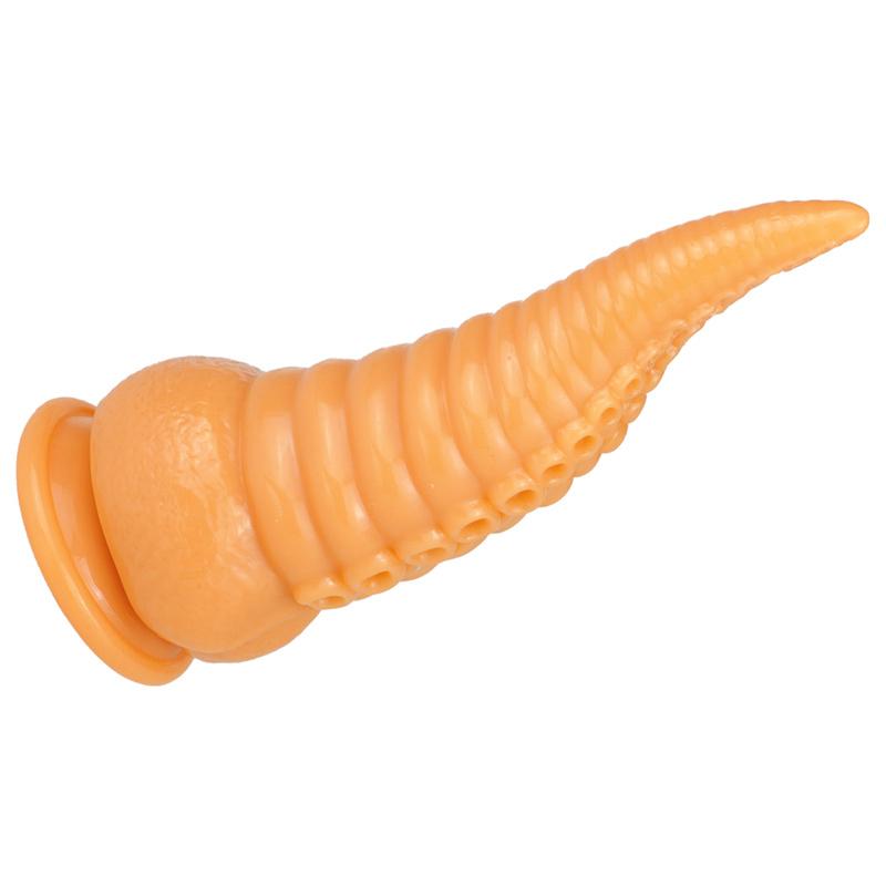 Анальная пробка с щупальцами осьминога, большой прозрачный кристалл, искусственный фаллоимитатор, женский мастурбатор