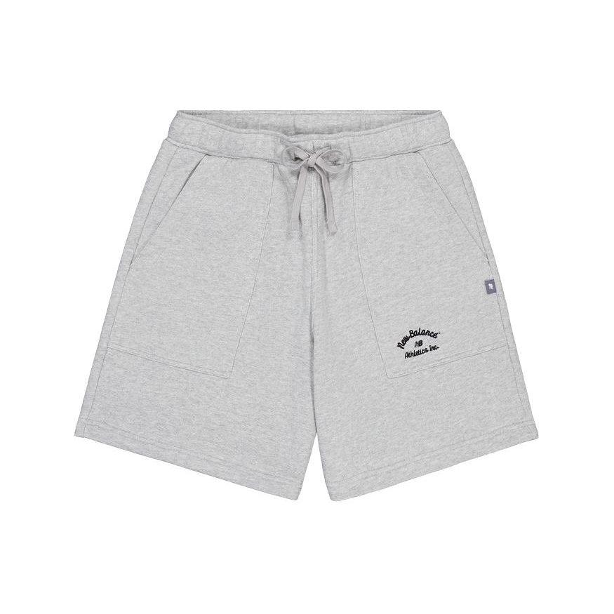 New Balance Коллекция 'Спортивная жизнь' Мужские спортивные шорты Серый AMS42325-GHM