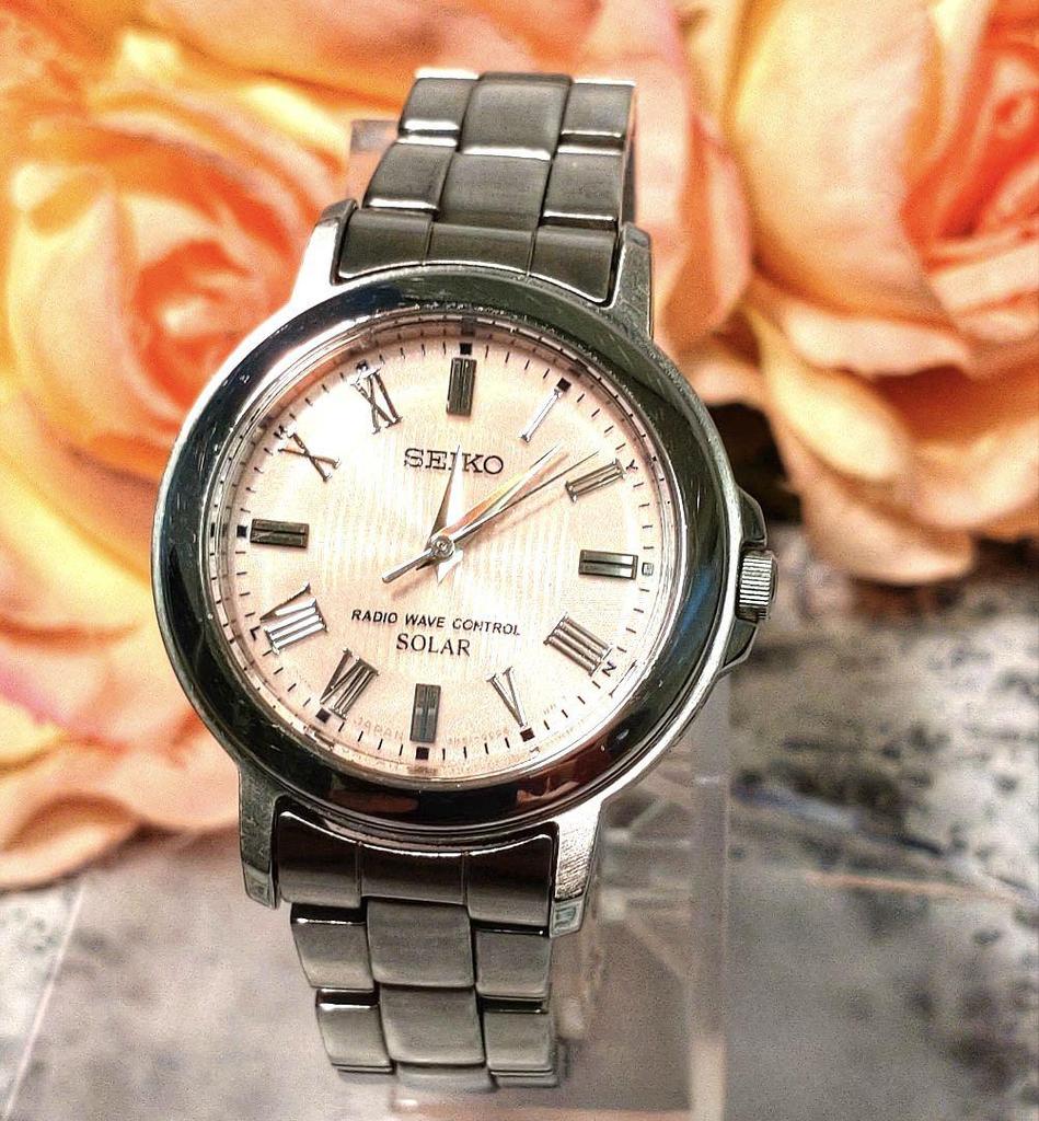 [USED] SEIKO Solar Watch for Women, Pink, Working