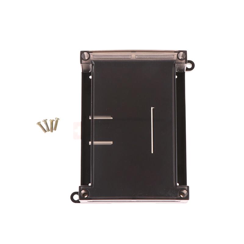 125*90*40Mm Plastic Transparent Cover Mount Plc Din Rail Enclosure Plastic Industrial Electrical Din Rail Enclosure Control Box