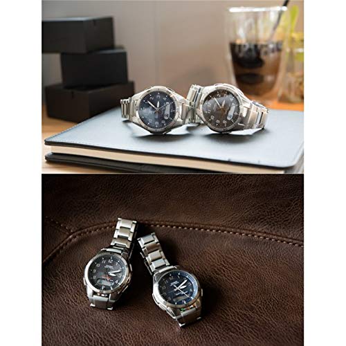 Часы Casio WAVECEPTOR Solar Watch совместимы с 6 радиостанциями по всему миру, комбинированная модель [Casio] Ana-Digi WVA-M640D-2A2JF для мужчин