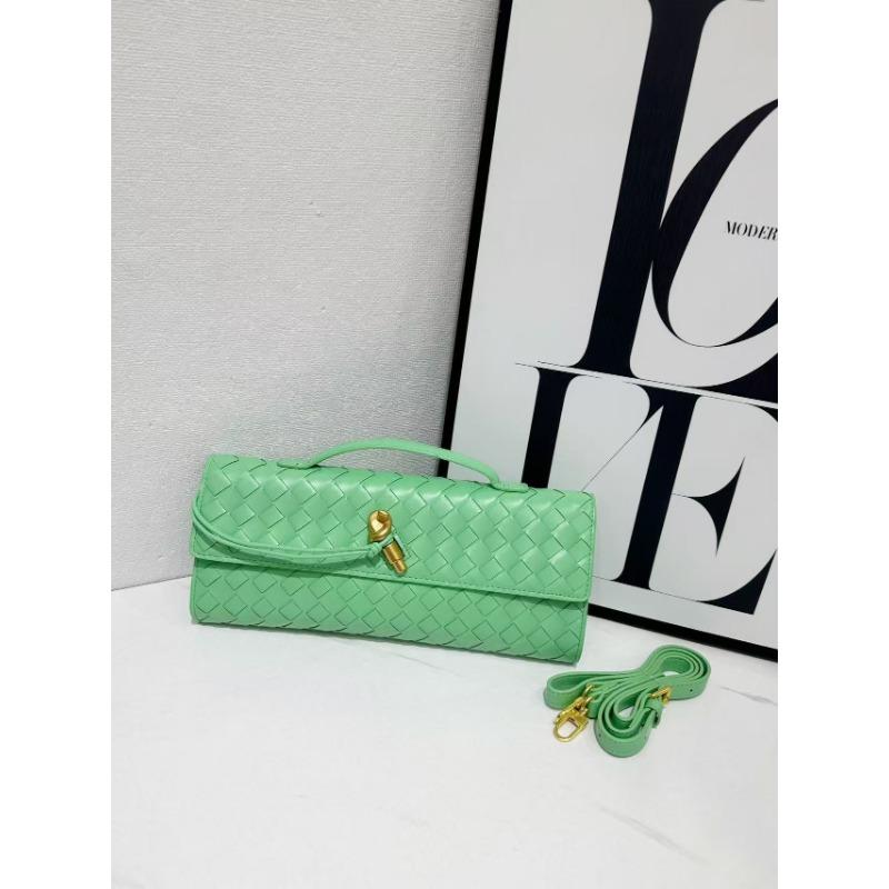 Hand-woven Bag, Hardware Lock, Dinner Bag, High-end Shoulder Bag, Women's Underarm Clutch Bag