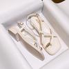Fashion 2024 Summer Women's Outdoor Sandals Korean Style Fashion Work Shoes Party High Heels Ladies Casual Shoes Free Shipping 41-43