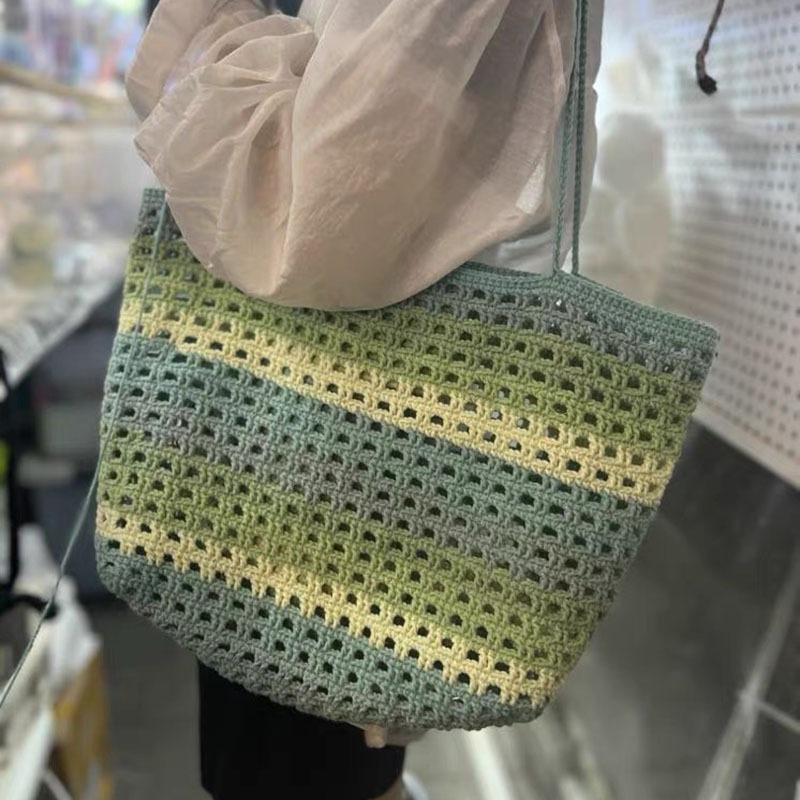 6pcs Gradient Chunky Yarn for Cushions Acrylic Yarn Bundle (600g) - Extra Thick Multicolor Ombre Crochet Yarn for Pillow Covers DIY Knitting Projects