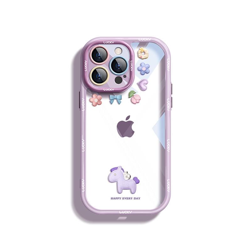 Подходит для чехла для мобильного телефона Apple 15 iPhone 14pro Разбогатей немедленно 13 Простой креативный 12/11 Прозрачный силиконовый женский