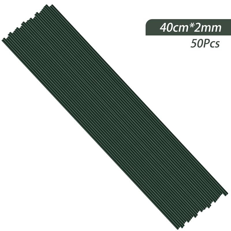 50 шт. Стебель цветка, обернутый клеем, Имитация цветочных веток, Ручная работа, DIY, Флористический стержень для цветочной композиции, Аксессуары