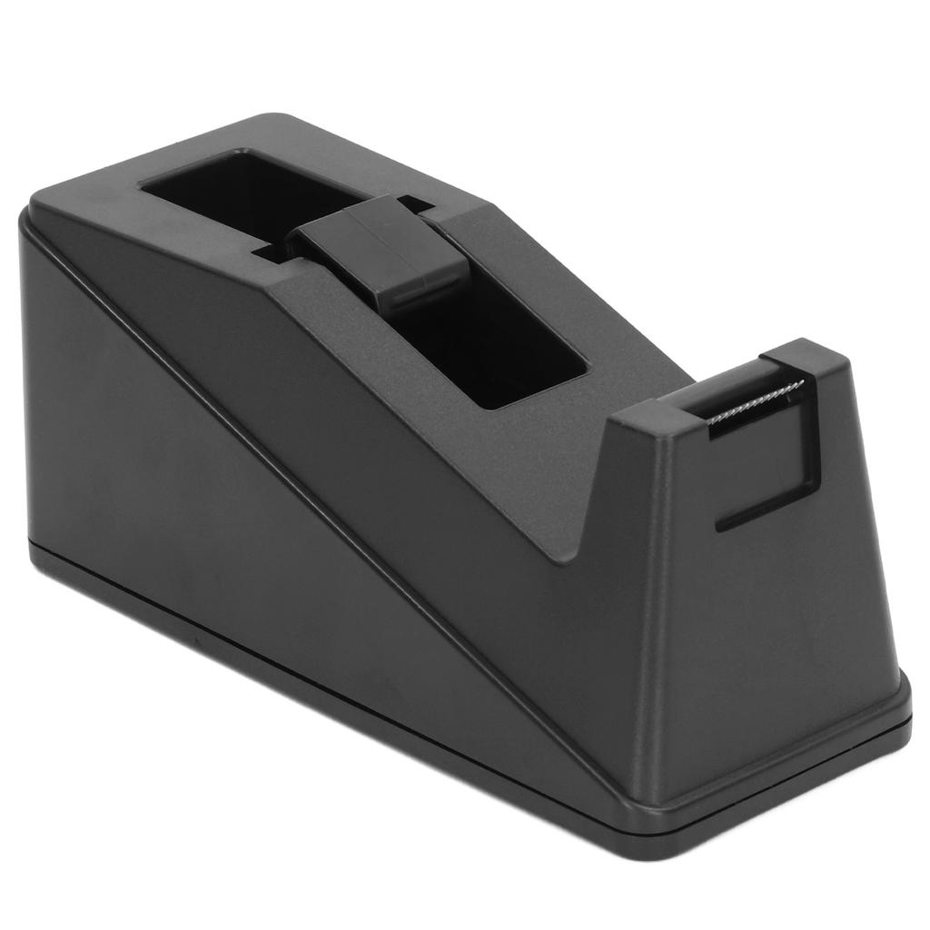 Диспенсер для клейкой ленты, большой, черный, настольный, противоскользящий, устойчивый к ржавчине, из нержавеющей стали, диспенсер для клейкой ленты, лезвие