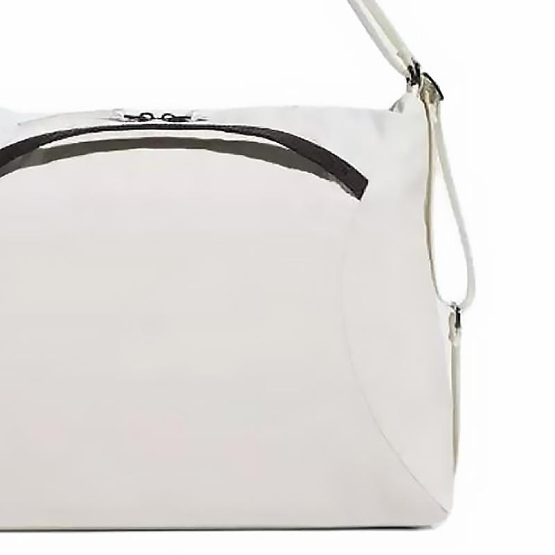 New Adidas Recycled Polyamide Nylon Shoulder Bag Women's Jade White JL7511