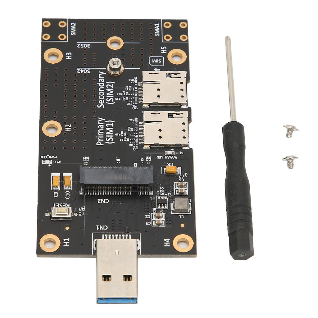 Адаптер M.2 - USB 3.0 Push Connector для двух слотов для SIM-карт, компьютерный модуль 3G4G5G