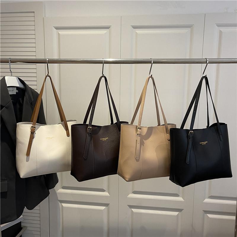 Стильная, вместительная, ретро и простая однолямочная сумка-тоут для женщин